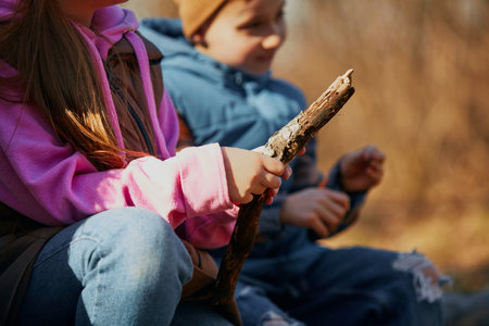 Concept of outdoor activities for childrens development, school, childhood, fashion and style. Ad