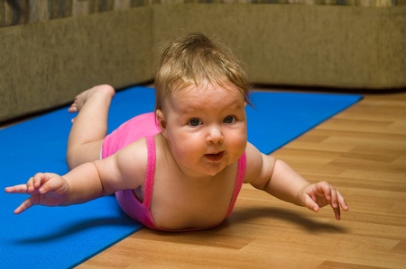 Little baby play の写真素材