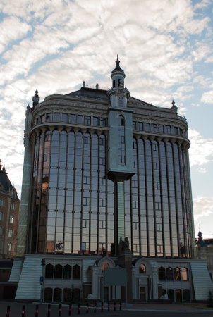 Elite residential house Renaissance is located in center of Kazanのeditorial素材