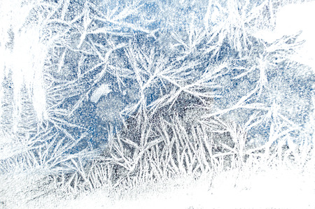 Ice Texture. Frosty patternの写真素材