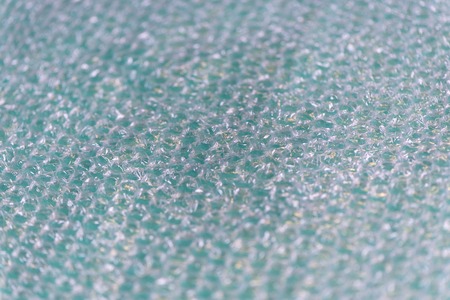 Packaging with air bubbles background.