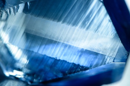 Blue blurred crystal texture