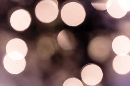 Blurred lights with bokeh effect Background, Abstract Blur on purpleの写真素材