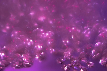 Purple blurred holiday blurred bokeh. Abstract Christmas background - Image 