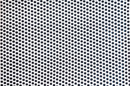 Pattern of black dots lines on white surface as backgroundの写真素材