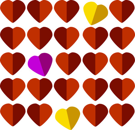 Card Hearts  Card Valentineのイラスト素材