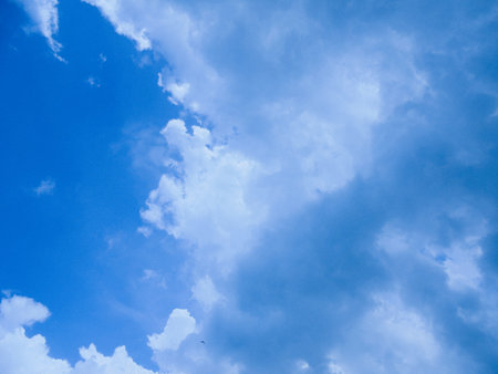Blue sky background with tiny clouds. Abstract blue sky background with tiny clouds.