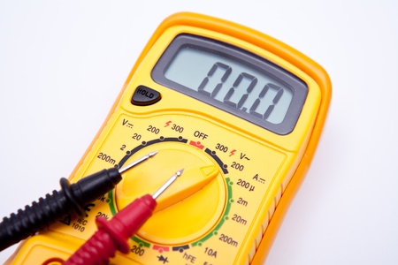 Digital multimeter closeupの写真素材