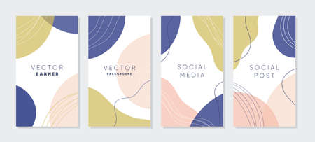 Trendy abstract template for promotion sale. Able to use for social media posts, cover, brochure, banners design, web or internet ads.のイラスト素材