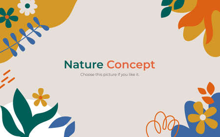 Vector abstract creative background with summer season style. Banner design template for social media and websites.のイラスト素材