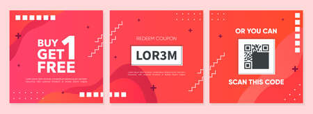 Sale square banner template for social media posts, mobile apps, banners design, web or internet ads. Trendy abstract square template with colorful concept.のイラスト素材