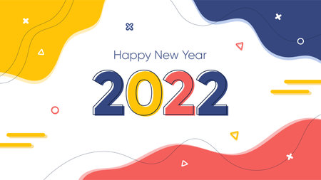 Happy new year celebration banner for advertising and promotion
