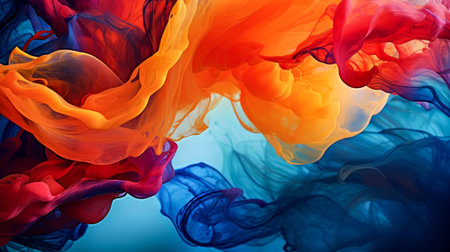 Abstract Artistry.  Generated Image.  A digital rendering of an experiment with abstract photography, focusing on colors, textures, and patterns that provoke thought.の素材
