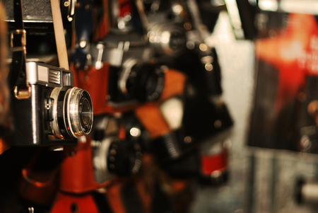 Many old camerasの写真素材