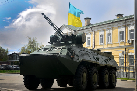 Ukrainian infantry fighting vehicleの写真素材