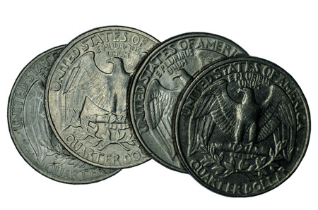 United States coinsの写真素材