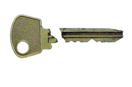 Broken keyの写真素材