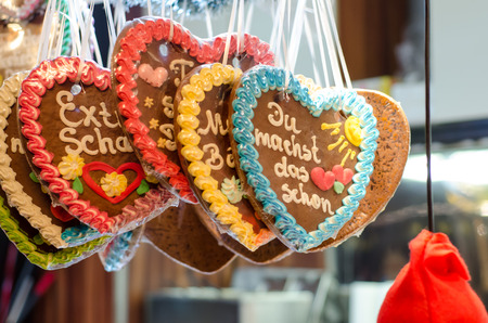 German Christmas gingerbreadsの写真素材