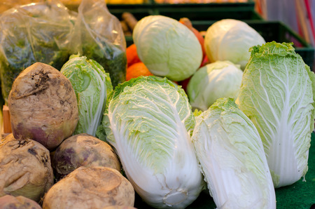Vegetables on the counterの写真素材