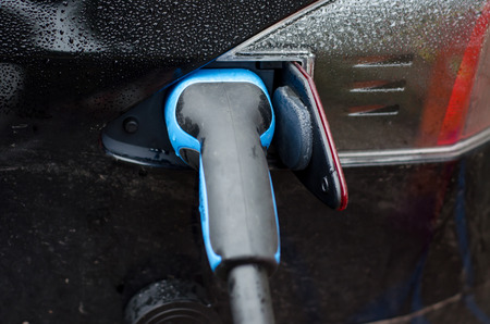 Charging electro carの写真素材