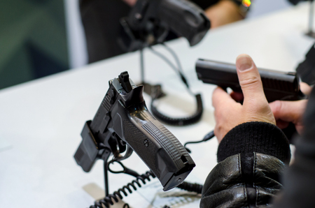 Gun Display Standsの写真素材