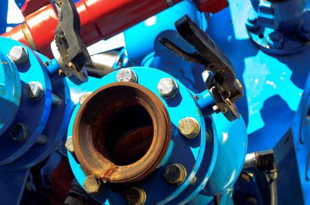 Close-up gas pipe lineの写真素材