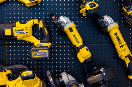 Kyiv, Ukraine - November 22, 2018: DEWALT Tools & Equipmentのeditorial素材