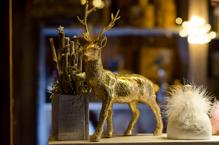 Christmas decorations for sale.の写真素材