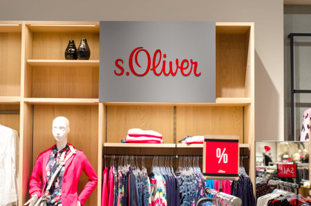 Soest, Germany - January 9, 2019: s.Oliver clothes in the store.のeditorial素材