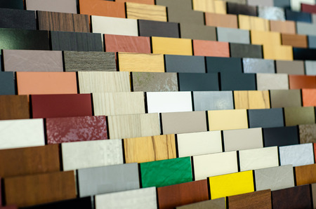 Close-up of different tiles textureの写真素材