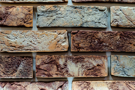Close-up of brick tiling wall