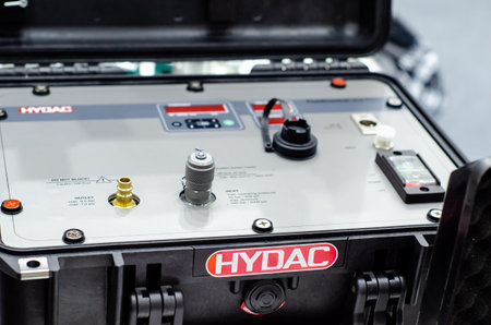 Kyiv, Ukraine - November 24, 2020: HYDAC Fluid Control Unit - FCU 1000