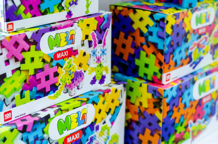 Kyiv, Ukraine - March 10, 2021: Meli Constructor Toyのeditorial素材