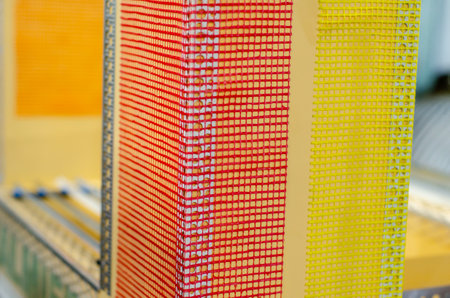 PVC Angle Profile Corner with Fiberglass Mesh