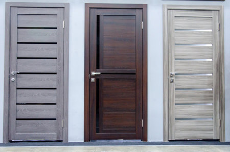 Shop window of interroom doors