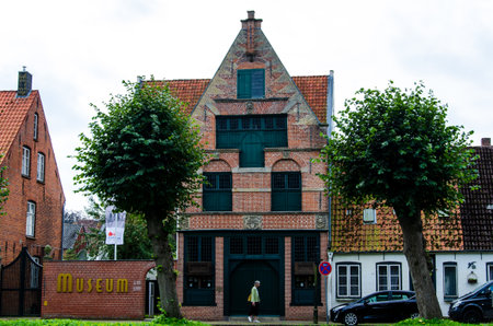 Friedrichstadt, Germany - September 06, 2021: Museum Old Mint Friedrichstadtのeditorial素材