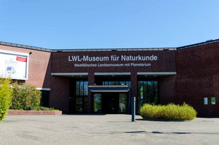 Munster, Germany - April 18, 2022: LWL-Museum of Natural History and Planetariumのeditorial素材