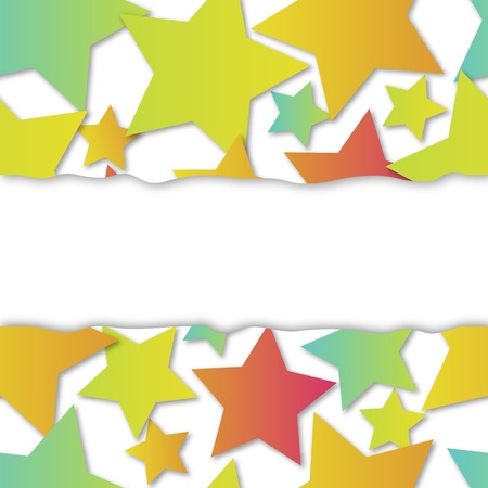 EPS10 file. Seamless vector stars. Background with empty space to write your own textのイラスト素材