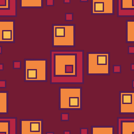 Seamless floral geometric pattern. Vintage background.のイラスト素材