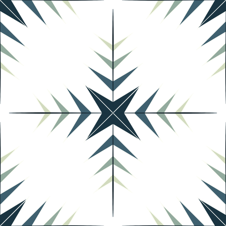 Seamless floral geometric pattern. Vintage background.のイラスト素材