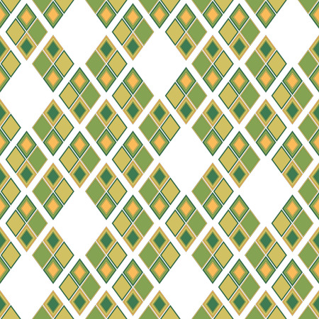 EPS10 file. Seamless floral geometric pattern. Vintage pattern.のイラスト素材