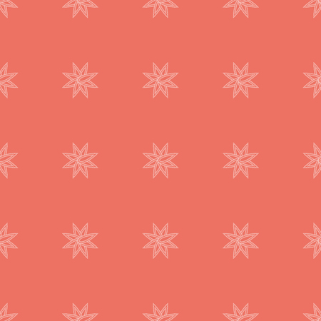 EPS10 file. Seamless floral geometric pattern. Vintage background.のイラスト素材