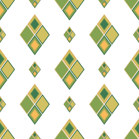 EPS10 file. Seamless floral geometric pattern. Vintage background.のイラスト素材