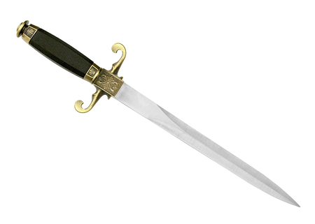 Dagger Fantasy Adventure. sword on white background.