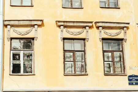 Saint Petersburg, Russia - 20 september 2015 - European architechture in the center of townのeditorial素材