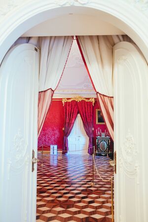 Saint Petersburg, Russia - 10 September 2015 - Oranienbaum, Menshikov Palace.