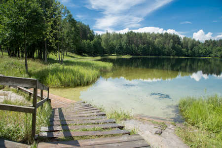 Svetloyar lake - natural monument and cultural heritage of Russia, Voskresensky District of the Nizhny Novgorod Districtの写真素材