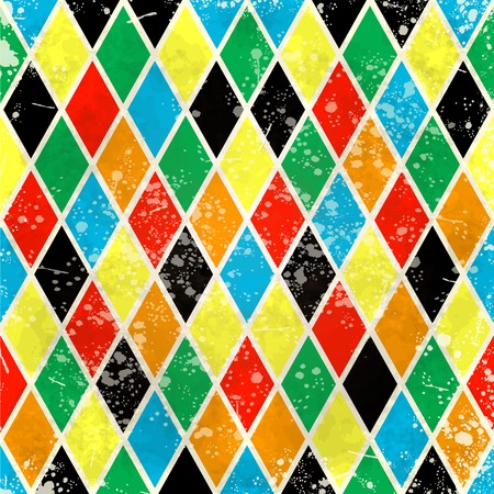 Harlequin vintage background, vector illustration eps10のイラスト素材