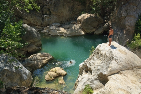 Candir riverの写真素材