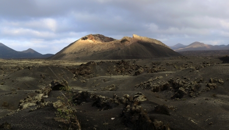 Dormant volcano の写真素材